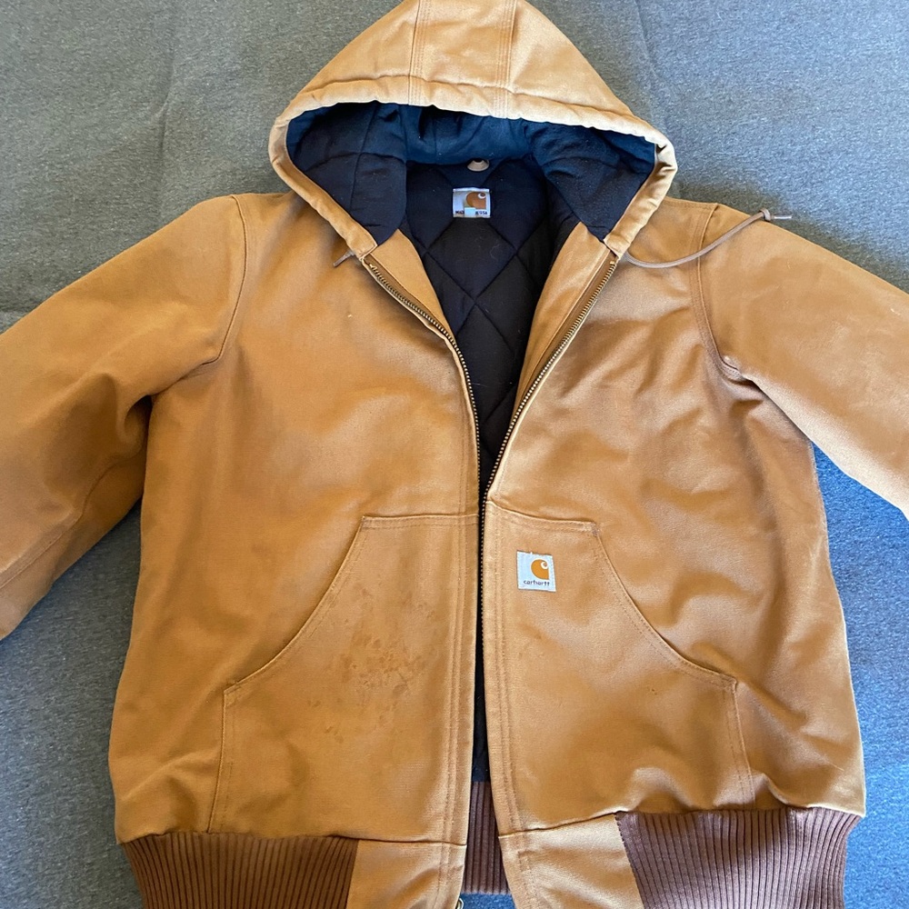 Men’s insulated active loose fit jacket - washed duck -3 warmest rating.